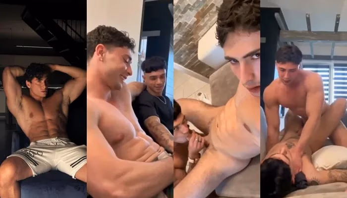 onlytwinks thumbnail for Ivan Vettoretto (ivan.ilterribile) fucks his gym buddy on the sofa