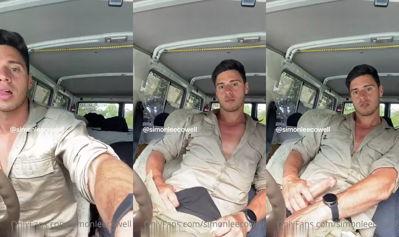 onlytwinks thumbnail for Stroking my cock in my car – Simon Lee-Cowell (simonleecowell)