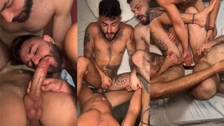 onlytwinks thumbnail for Thi, WantonBoy and Master Ikarus – Two submissives for one top – Gay threesome between Latino