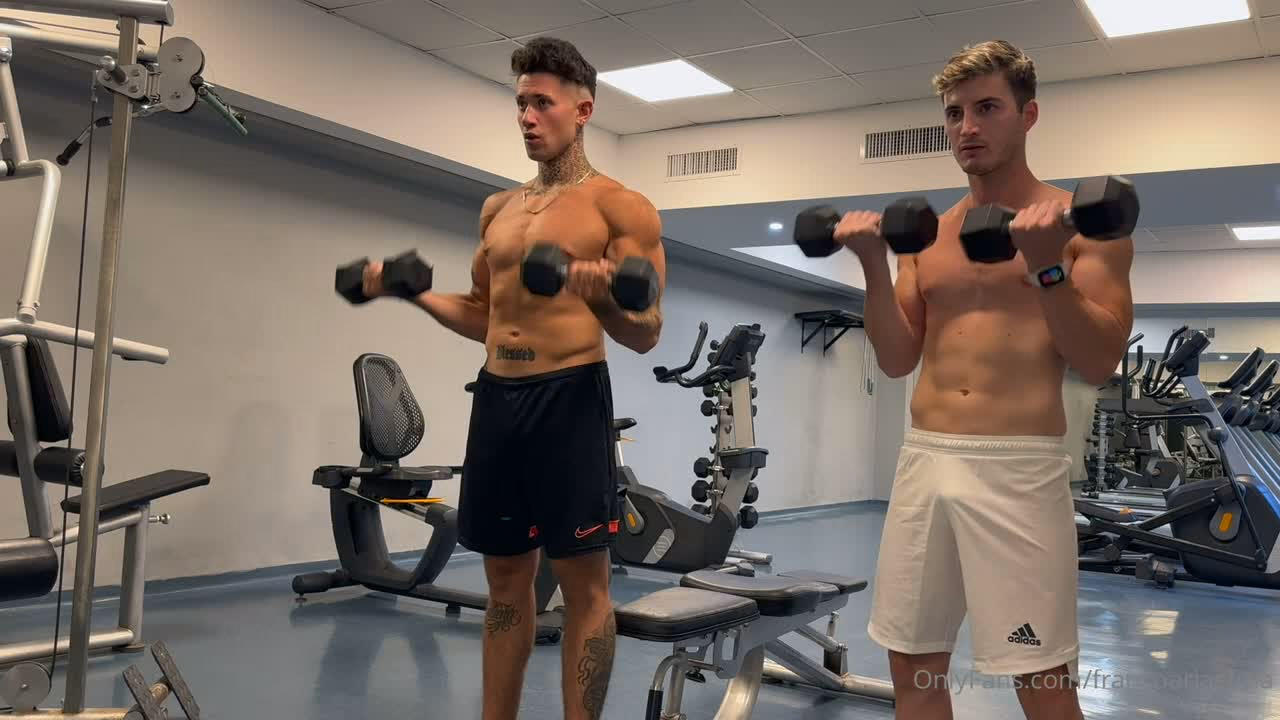 onlytwinks thumbnail for Franco Arias and Gian Luca have sex after gym training