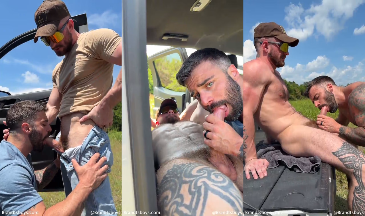 onlytwinks thumbnail for Jordan gives Troy a roadside blowjob – TroyxBrandt – JordanxBrandt – brandtsboys