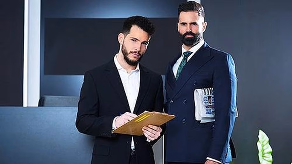 onlytwinks thumbnail for Dani Roble & Ricky Hard – Receptionist